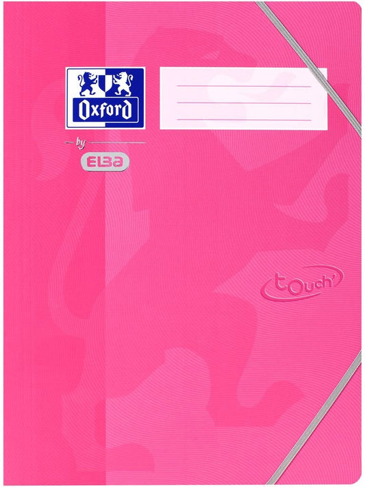 Mapa Carton Cu Elastic Pe Colturi, Oxford School Touch - Roz