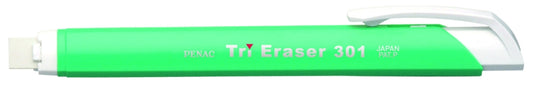 Radiera Mecanica Penac Tri Eraser, Triunghiulara, 100% Cauciuc - Corp Verde Pastel