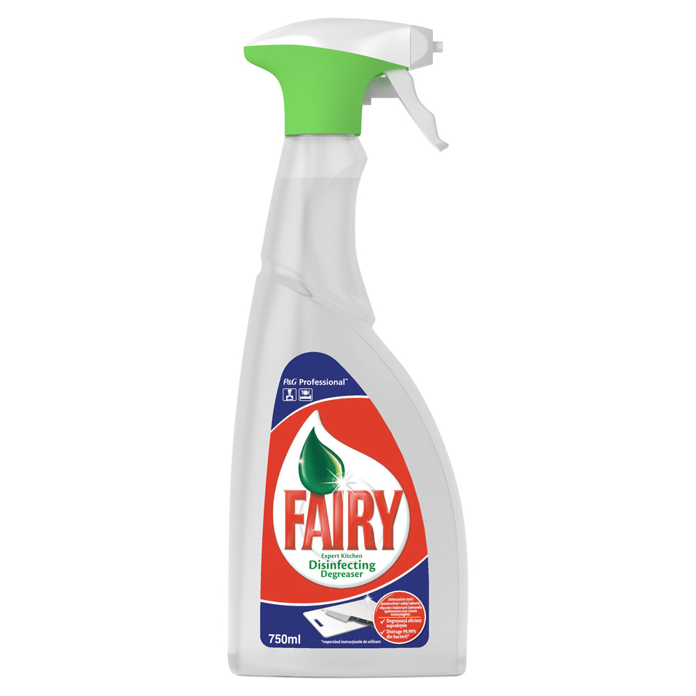 Spray dezinfectant si degresant Fairy 2 in 1, 750 ml
