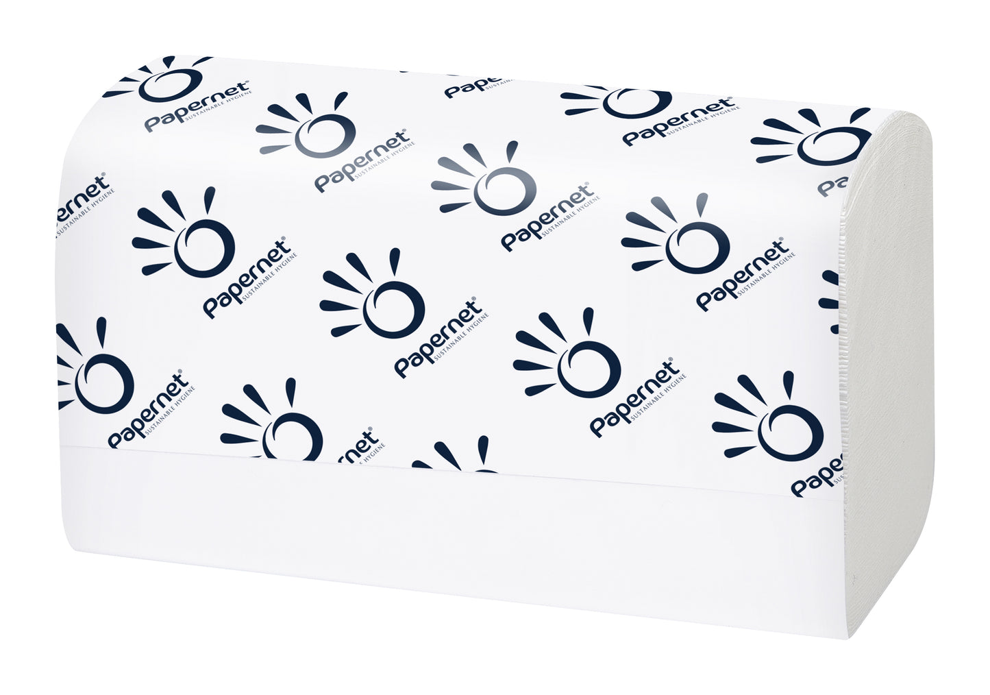 Servetele Pliate Alb 2 Straturi, 21x22cm, 210buc/pach, 15set/bax Papernet