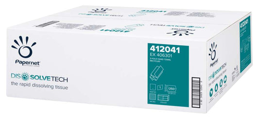 Servetele Pliate Z Nature 1 Strat, 24x20,3cm, 250 Buc/pachet, 20 Pachete/bax, Papernet