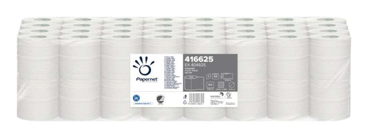 Hartie Igienica Nature, 1 Strat, 46m, Portionata, 64 Role/bax, Papernet