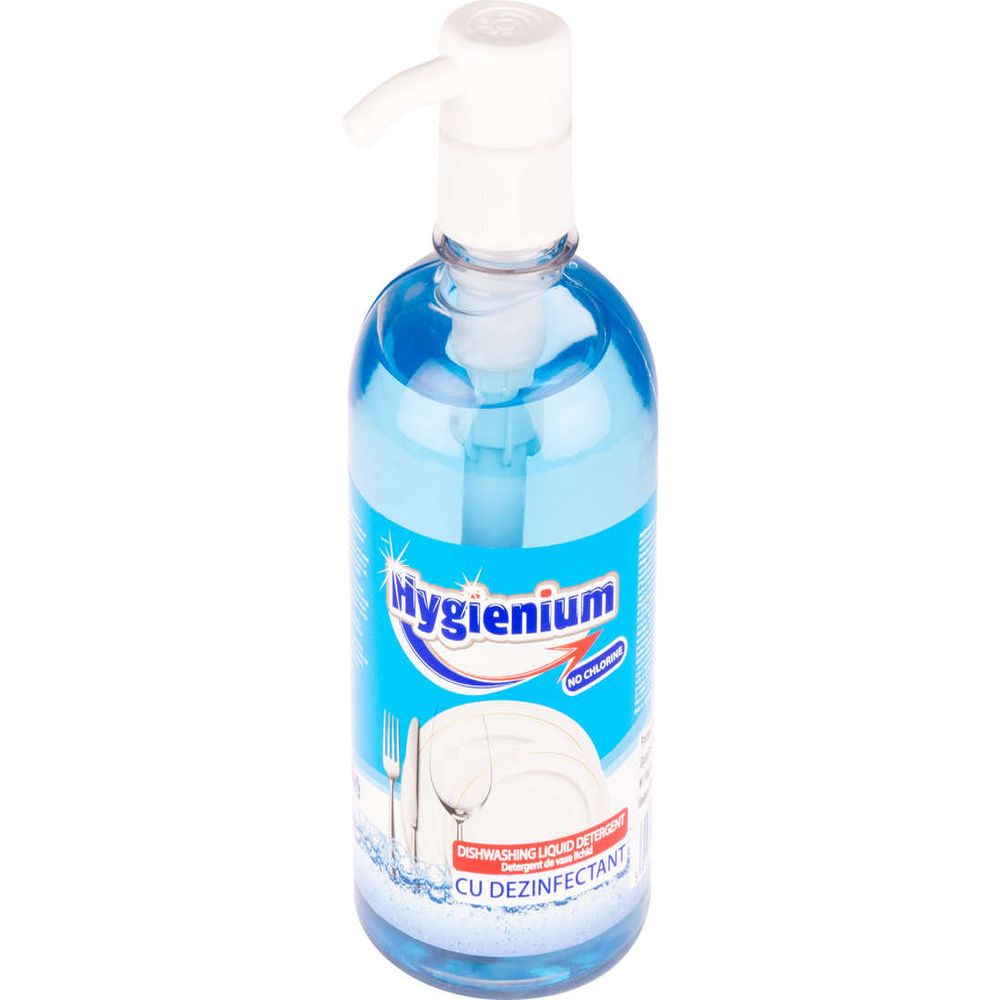 Detergent lichid vase, Hygienium, cu dezinfectant, 500ml