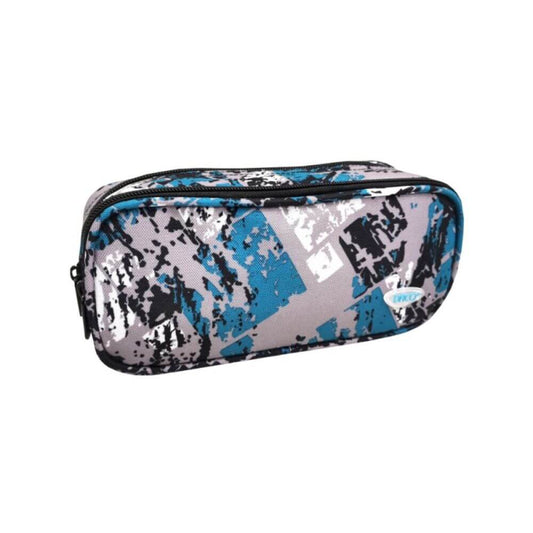 Penar Tip Borseta DACO, 21.5x9.5x6.5 cm, Multicolor, Poliester, Doua Fermoare, Penar Scolar, Penar Colorat, Penar cu Fermoar, Penar pentru Scoala, Penar Borseta, Penar Daco, Penar Neechipat, Penar cu Doua Fermoare, Penar Borseta