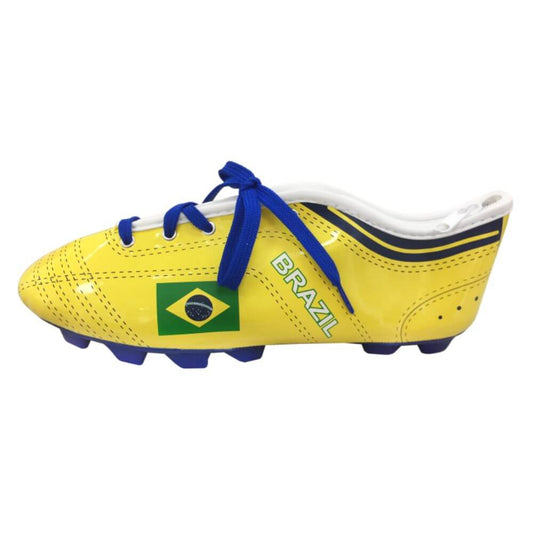 Penar Borseta DACO, 22x7.5x7.3 cm, Material Piele Sintetica, Model Gheata Fotbal Brazilia, Culoare Galbena, Penare Tip Borseta, Penar pentru Baieti, Penare cu Fermoar, Penare de Scoala, Penare Scolare, Penar Scolar, Rechizite Scolare
