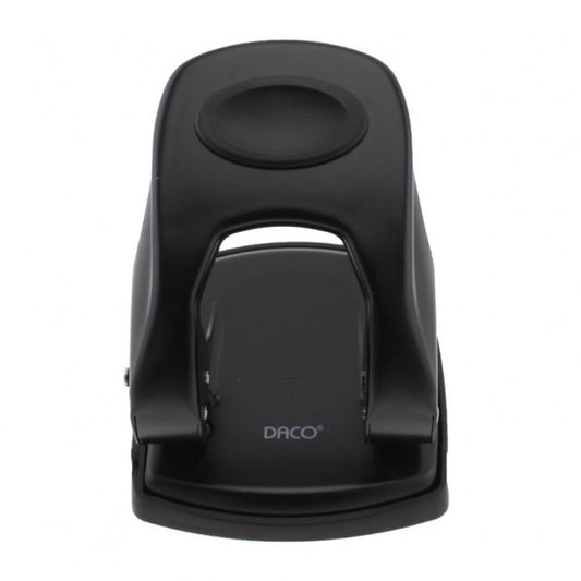 Perforator DACO 40 Coli, Negru, Perforator de Hartie, Perforatoare Manuale pentru Birou, Perforatoare pentru Hartie, Perforator Hartie cu Doua Perforatii, Perforator cu Doua Gauri, Perforatoare de Birou cu Doua Perforatii