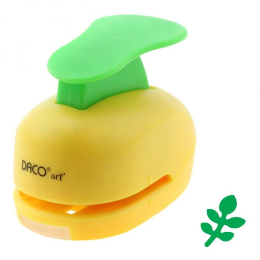 Perforator DACO Hobby, Model Frunza Salcam, Plastic/Metal, Diametru 1.8 cm, Multicolor, Perforatoare Lucru Manual, Perforatoare Activitati Creative, Perforatoare Felicitari si Invitatii, Perforatoare Hartie, Perforator pentru Decoratiuni, Accesorii Craft