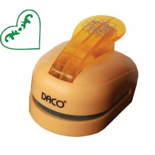 Perforator Complex DACO Hobby, Perforare 4.5 cm, Model Inima, Portocaliu, Perforatoare Lucru Manual, Perforatoare Activitati Creative, Perforatoare pentru Felicitari si Invitatii, Perforatoare cu Modele pentru Hartie, Perforator pentru Decoratiuni