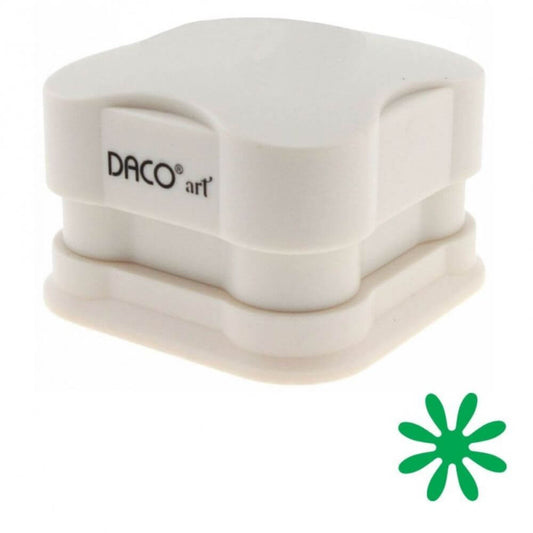 Perforator DACO Hobby Magnetic, Perforare 3.7 cm, Model Floare, Crem, Perforatoare Lucru Manual, Perforatoare Activitati Creative, Perforatoare pentru Felicitari si Invitatii, Perforatoare cu Modele pentru Hartie, Perforator pentru Decoratiuni