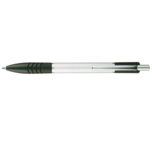Pix Metalic AIHAO, Varf 1 mm, Scriere Albastra, Mecanism Retractabil, Corp Argintiu, Pixuri AIHAO, Pixuri Metalice, Pix Albastru, Pixuri Albastre, Set de Pixuri, Pixuri Scoala, Set Pixuri Albastre