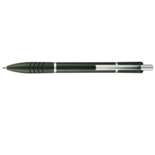 Pix Metalic AIHAO, Varf 1 mm, Scriere Albastra, Mecanism Retractabil, Corp Negru, Pixuri AIHAO, Pixuri Metalice, Pix Albastru, Pixuri Albastre, Set de Pixuri, Pixuri Scoala, Set Pixuri Albastre