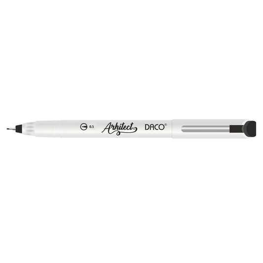 Pix Liner Grafic DACO Arhitect, Varf de 0.5 mm, Mina Negra, Pixuri Liner, Linere Desen, Linere Arhitectura, Linere Grafica, Liner Negru, Pixuri Grafice, Liner Grafic, Liner Desen, Liner Pix, Liner cu Pigmenti, Pix Desen Grafic, Pix Desen Tehnic