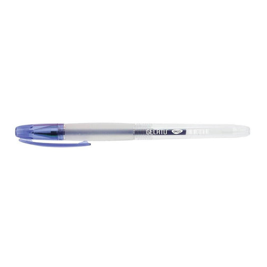 Pix cu Gel DACO Gelatu, Varf 0.7 mm, Corp din Plastic, Mina Albastra, pe Baza de Apa, Pixuri cu Gel, Pixuri Scolari, Pixuri Scoala, Pixuri Scolare, Pix pentru Scoala, Pix Plastic, Pixuri Copii, Pixuri Albastre, Pix cu Gel Albastru,