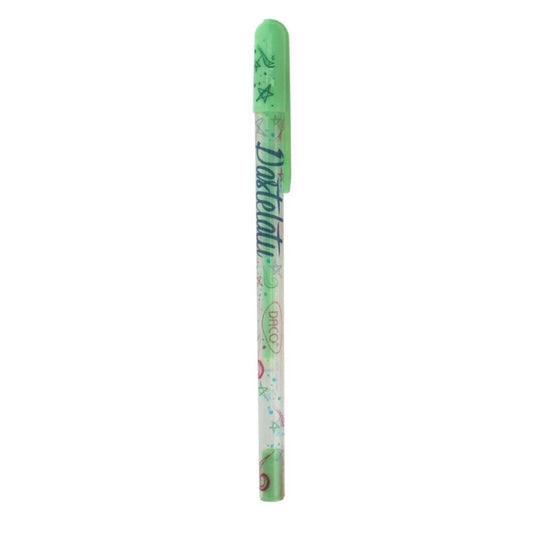 Pix cu Gel DACO Pastelatu, Corp din Plastic, Mina Verde, Pixuri cu Gel, Pix Gel Verde, Pixuri Scolari, Pixuri Scoala, Pixuri Scolare, Pix pentru Scoala, Pix Plastic, Pixuri Copii, Pixuri Verzi, Pix cu Gel Verde, Pix Pastelat, Pix cu Gel Pastel
