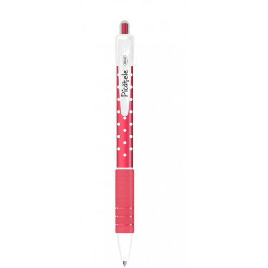 Pix cu Gel DACO Picatele, Varf 1 mm, Mina Albastra, Corp Rosu, Pixuri cu Gel, Pixuri Scolari, Pixuri Scoala, Pixuri Scolare, Pix pentru Scoala, Pix Plastic, Pixuri Copii, Pix cu Gel Albastru, Pixuri cu Gel Albastru, Pixuri Albastre