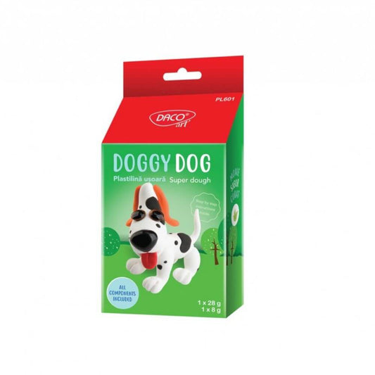 Plastilina Usoara DACO, Multicolor, 36 g, Model Doggy Dog, Plastilina Model Catel, Animale din Plastilina, Plastilina Colorata, Plastilina pentru Copii, Plastilina pentru Modelat, Plastilina Modelatoare, Plastiline pentru Gradinita, Set Plastilina