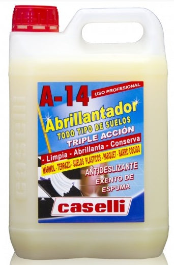 Detergent Caselli - A14, Curatare, Polishare Si Stralucire, Universal, 5 Litri - Fara Spuma
