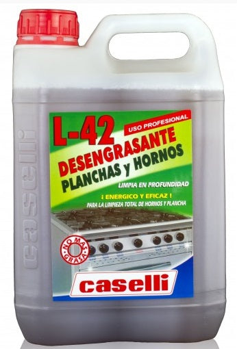 Detergent Caselli - L42, Pentru Degresare Si Spalare Cuptoare, Gratare, Filtre, 5 Litri