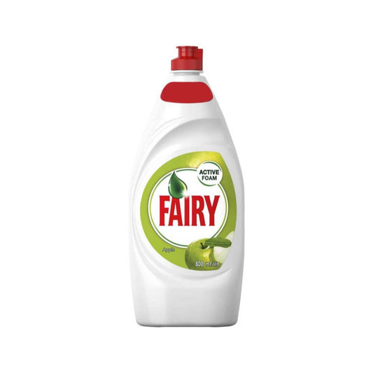 Detergent de Vase Lichid Fairy Apple, Cantitate 800 ml, Parfum de Mere, Fairy Detergent de Vase, Detergent de Vase Manual, Detergent Lichid pentru Vase, Degresant pentru Vase, Detergent Impotriva Grasimilor