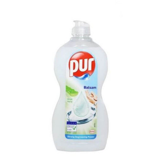 Detergent de Vase Lichid PUR Power 5 Aloe Vera, 450 ml, Extract de Aloe Vera, Pur Detergent de Vase, Detergent de Vase Manual, Detergent Lichid pentru Vase, Degresant pentru Vase, Detergent Impotriva Grasimilor