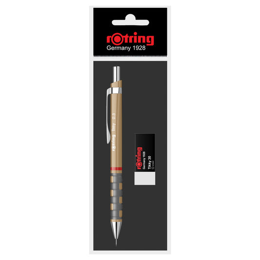 Set creion mecanic Rotring Tikky 0.5 mm + radiera, diverse culori