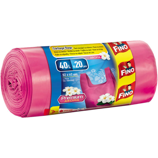 Saci Menajeri Fino Premium, 40L, 20Buc/Set, Roz, Saci, Saci Menaj Roz, Saci Menajeri, Saci Fino, Saci Menajeri Fino, Saci de Gunoi, Saci pentru Gunoi, Saci de Gunoi Fino, Saci de Menaj, Saci pentru Menaj, Saci de Menaj Fino