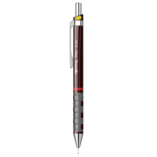 Creion Mecanic ROTRING Tikky III, Mina de 0.35 mm, Maro, Corp din Plastic cu Radiera, Creion Mecanic Maro, Creioane Mecanice, Creion Mecanic Rotring, Creion Mecanic cu Mina, Creioane Mecanice cu Mina, Creion Mecanic 0.35 mm, Creion Mecanic Plastic