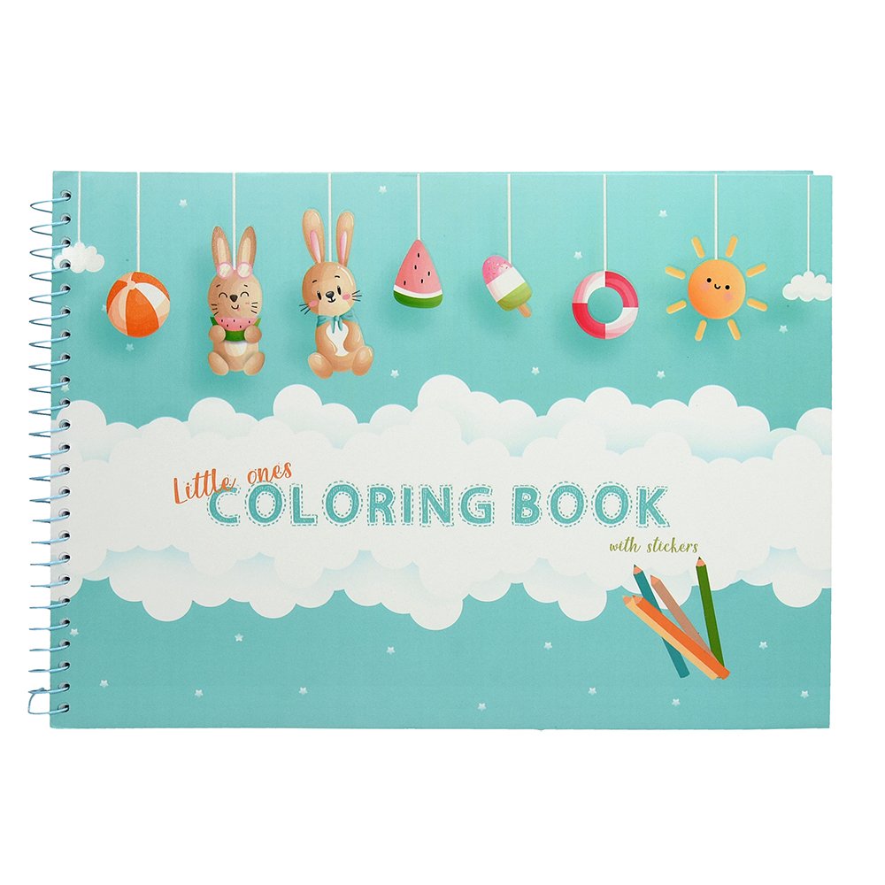 Carte de colorat creativa pentru cei mici, A4, 51 pagini, 150 g