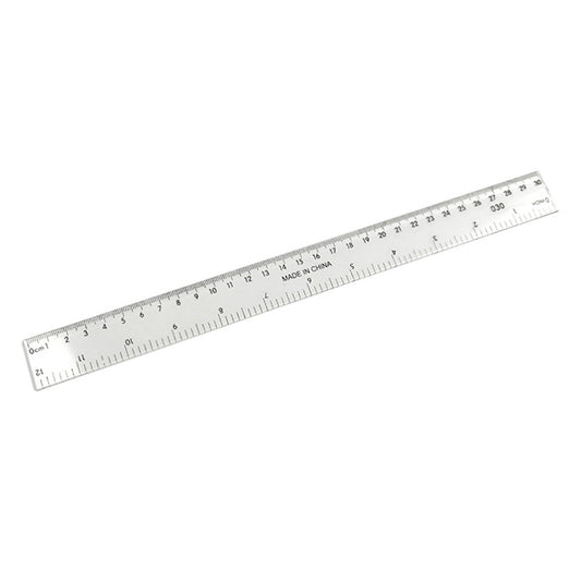 Rigla Plastic, Transparent, 30 Cm