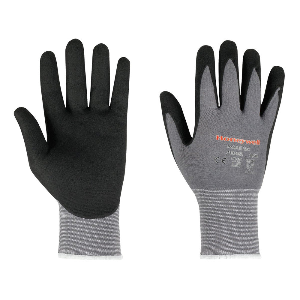 Manusi Cu Imersie Nitril, Honeywell, Polytril Flex Fine, Marimea 6