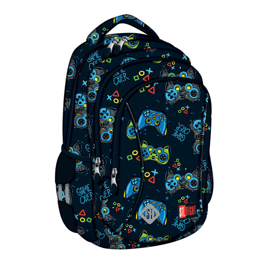 Ghiozdan Bp26 St Right Colour Pads 3 Compartimente, 39x27x17 Cm