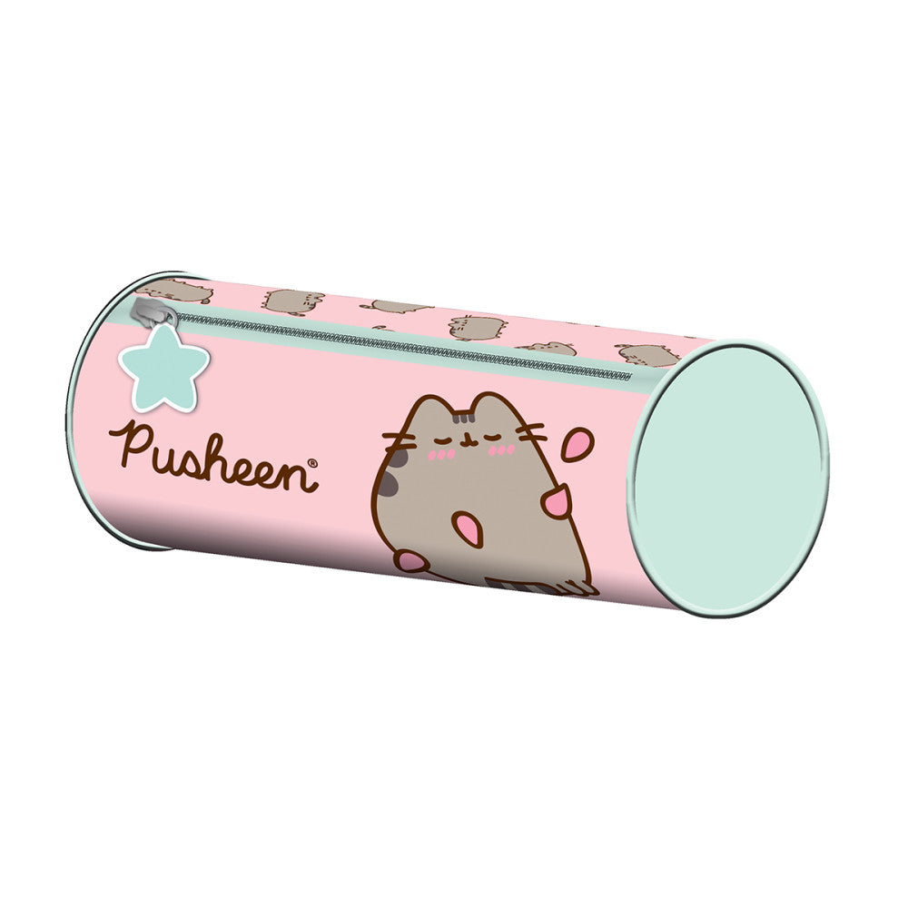 Penar Tubular Majewski, Pusheen, 1 Compartiment, Roz Pastel