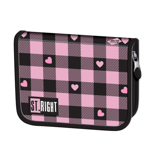 Penar Majewski St Right, Pc03, Pink Checkered, 1 Compartiment, 20.5 X 14 X 3.5 Cm