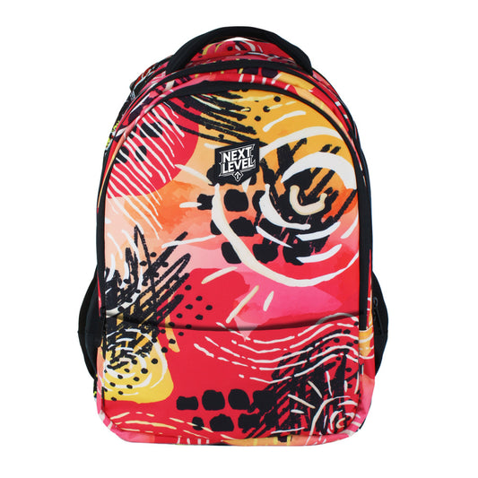 Ghiozdan Next Level, 2 Compartimente, Colectia Sunburn, 48x33x20 Cm