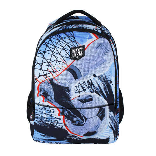 Ghiozdan Next Level, 2 Compartimente, Tematica Fotbal, 48x33x20 Cm