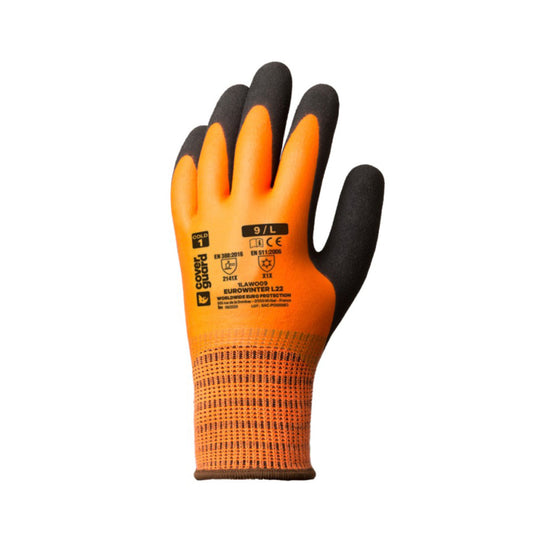 Manusi Eurowinter L22, Latex In Palme, Marimea 11