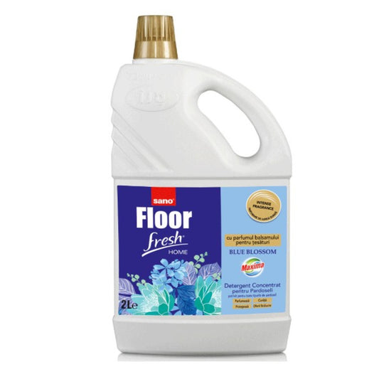 Detergent Pardoseli Sano, Fresh Home Blue Blossom, 2 L