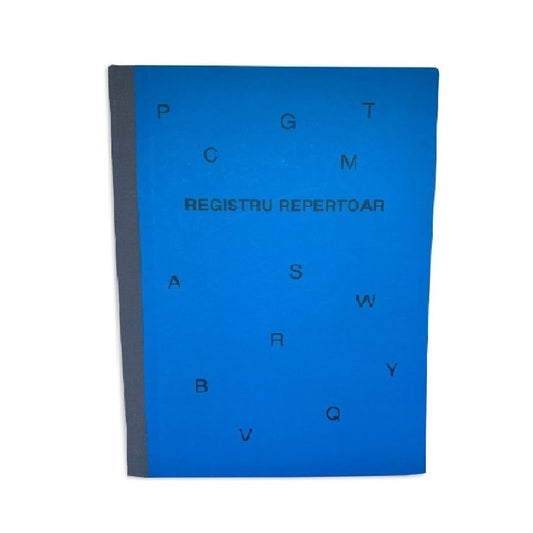 Registru Repertoar A4 Dictando, 100 File, Index Alfabetic A-Z, Hartie Offset 55 g/mÂ²