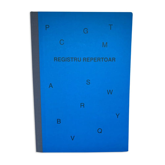 Registru Repertoar A4 Matematica, 100 File, Index Alfabetic A-Z, Hartie Offset 55 g/mÂ²
