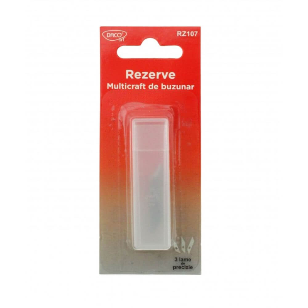 Rezerva Cutter Multicraft Daco, 3 Buc/Set, Metal, 3 Dimensiuni, Rezerve Lame Cutter de Buzunar, Lame Cuttere Lucru Manual, Set Lame Cutter Tip Bisturiu, Rezerve Lame Cuttere Lucru Manual, Rezerva Cutit Cuter