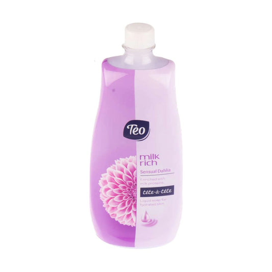 Rezerva Sapun Lichid TEO Milk Rich Sensual Dahlia, 800ml, Sapun Lichid, Sapun pentru Maini, Sapun pentru Familie, Sapun TEO, Sapun Parfumat
