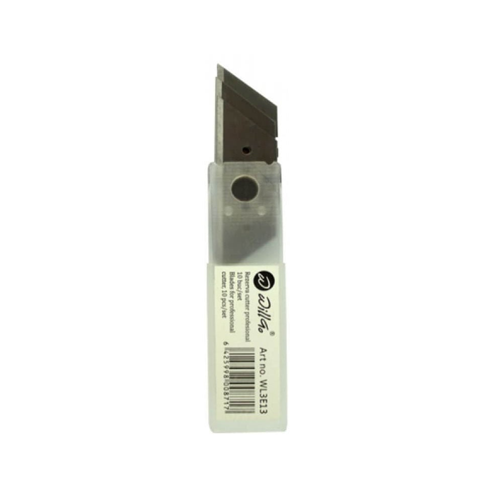 Set Lame de Rezerva pentru Cutter Willgo Profesional din Aliaj de Zinc 18 mm, 10 Buc/Set