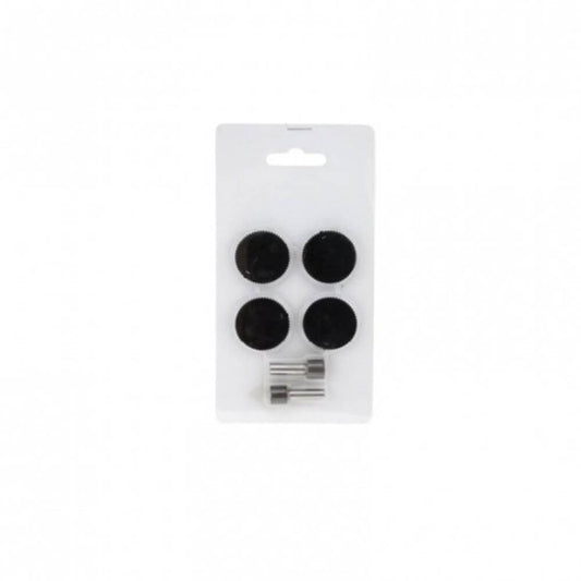 Rezerve pentru Burghiu si Discuri Perforator Daco, 6 Buc/Set, Plastic, Negru, Capacitate 100 Coli, Rezerve Discuri Plastic Perforator Rapid, Rezerve pentru Burghie Perforator, Rezerve Discuri Perforator PF2101 Daco