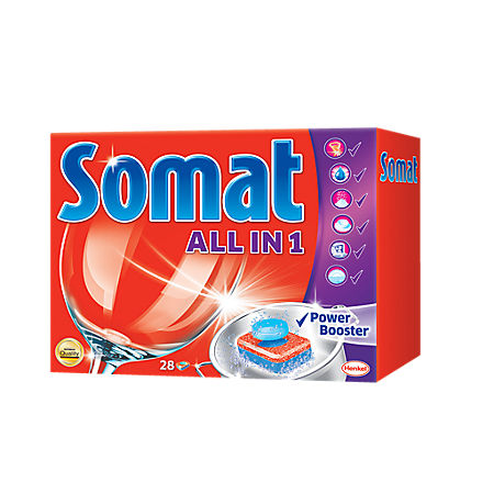 Detergent Masina Vase , 28 Tablete - Somat