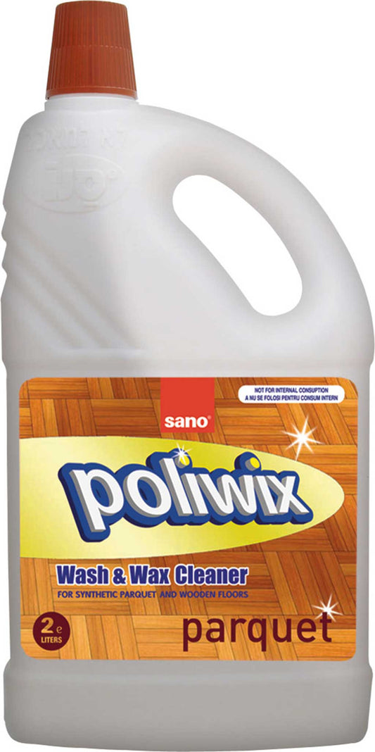 Detergent Cu Ceara Care Curata, Lustruieste Parchetul, Suprafete Delicate Sau Sintetice, Marmura, 2l
