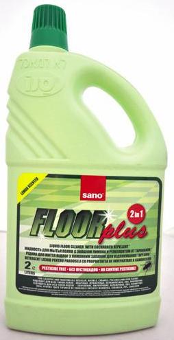 Detergent Pentru Pardoseli ,2l-sano Floor Plus 2in1