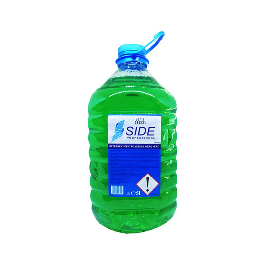 Detergent Vesela Side Professional, 5 L, Parfum de Mere Verzi, Detergent pentru Vesela, Detergent Vase, Detergent de Vase, Detergent de Vesela, Detergent pentru Vase, Detergenti de Vase, Detergenti de Vesela, Detergenti Vase, Solutie Curatare Vase