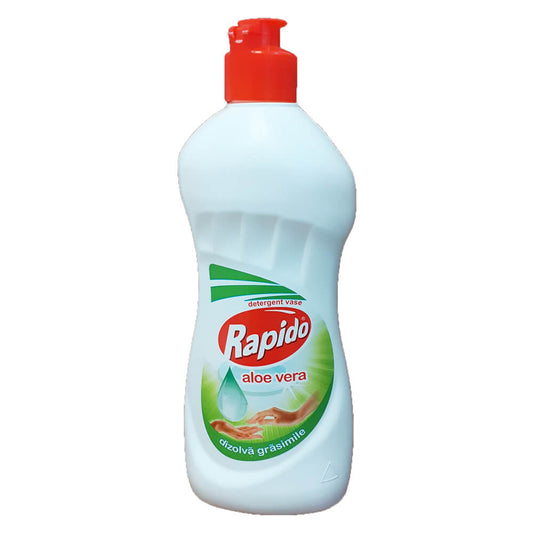 Detergent de Vase Rapido, 500 ml, Aloe Vera, Detergent Vase, Solutie Vase, Detergent de Vase, Detergent pentru Vase, Solutie pentru Vase, Solutie Curatare Vase, Detergent Vase Lichid, Detergent Vase Automat