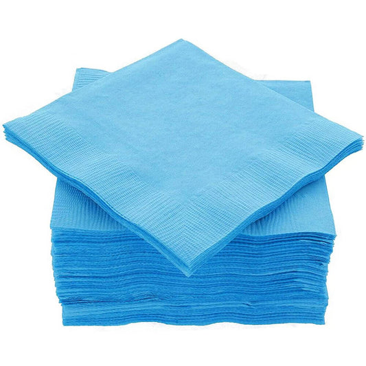 Servetele Albastru Deschis din Hartie FLUFFY, 150 Buc/Set, 33x33 cm, 2 Straturi, Servetele Albastru Deschis, Servetele Albastru Deschis de Masa, Servetele Albastru Deschis de Hartie, Servetele de Masa, Servetele Uscate, Set Servetele, Servetele Simple