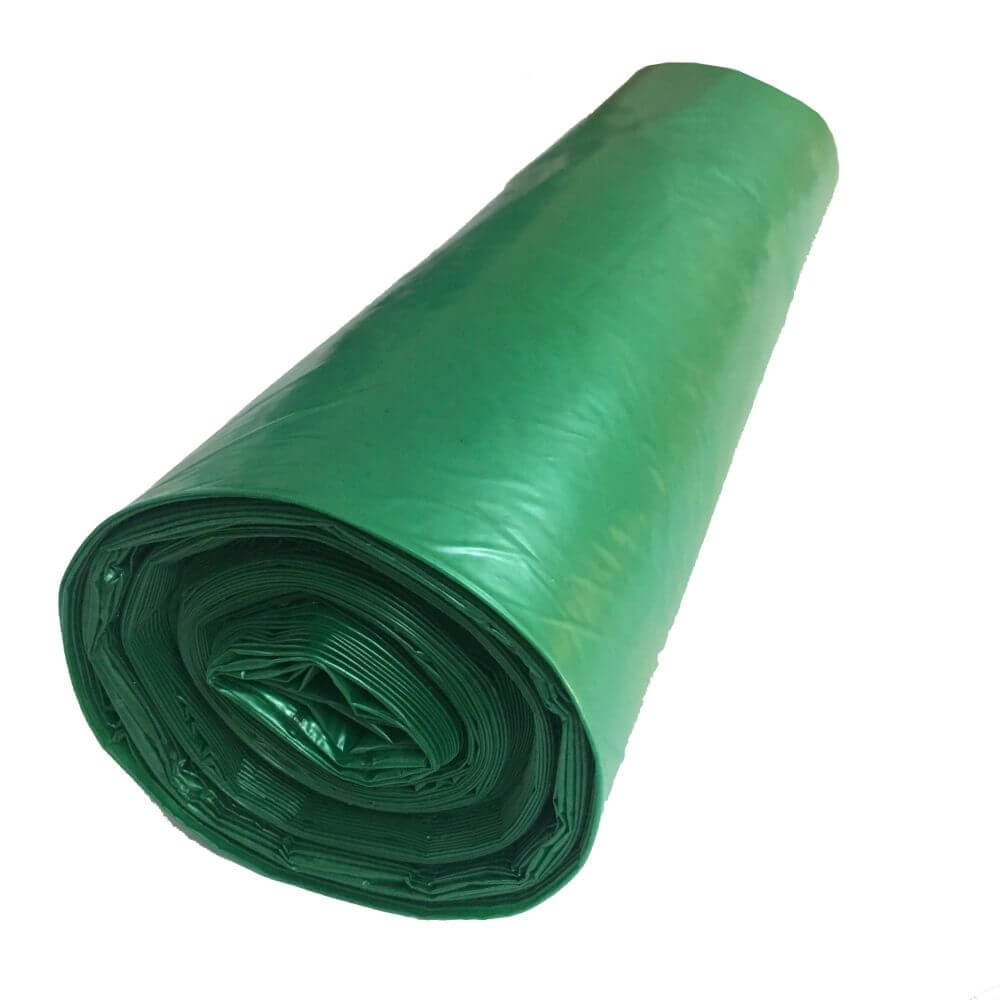 Saci Menajeri, 240L, 110x125 cm, 10 Buc/Rola, Material LDPE, Verzi, Rola Saci Menajeri, Role Saci Menaj, Saci Menajeri in Rola, Rola Saci de Gunoi, Saci Menaj, Saci de Gunoi, Saci Menajeri 240L